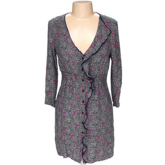 Urban Outfitters Pins & Needles Ruffle Dress L - Picture 1 of 8